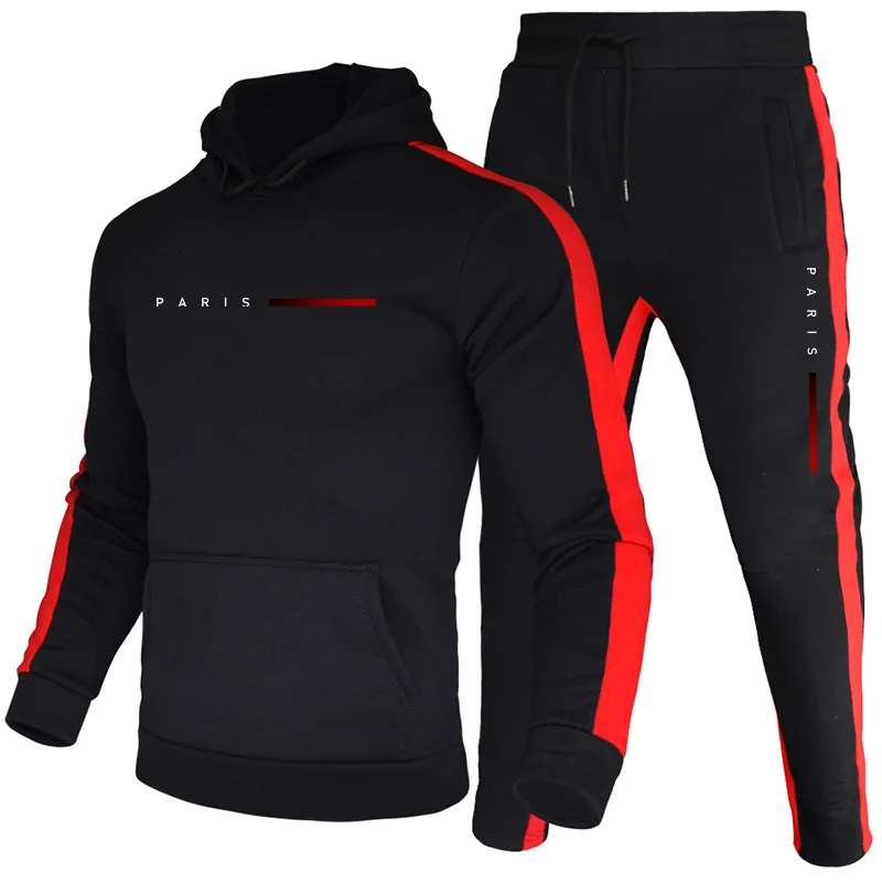 Paris Men'S Fashion - Paris Fashion Men's Hoodies Set Daily