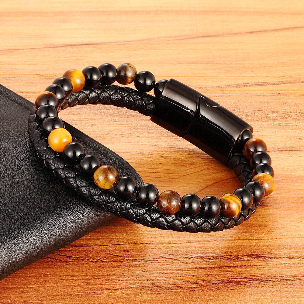 Mens Fashion Combination - XQNI Classic Special Style Leather Beaded