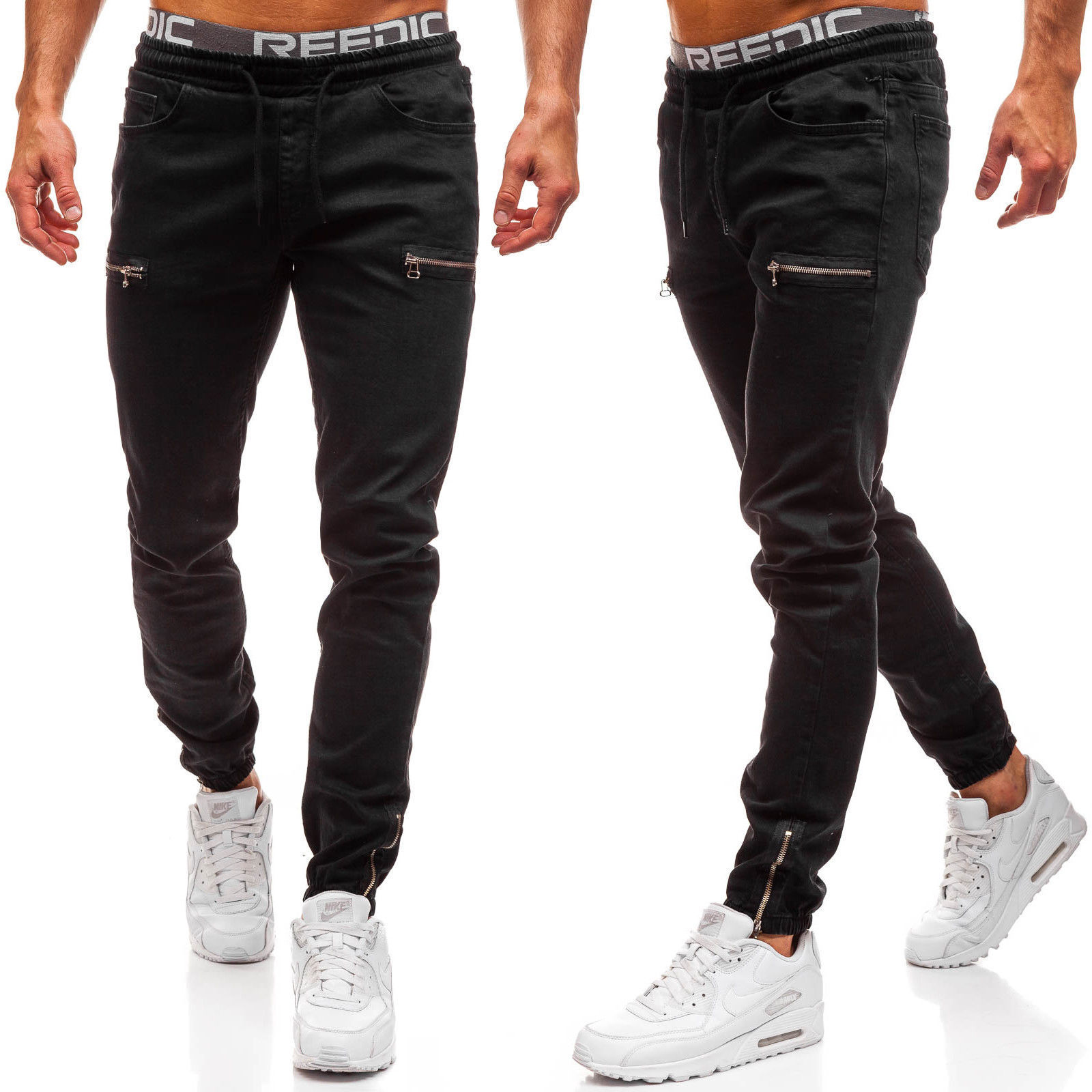 Jeans Men Casual Drawstring El - Skinny Jeans Ripped review and price