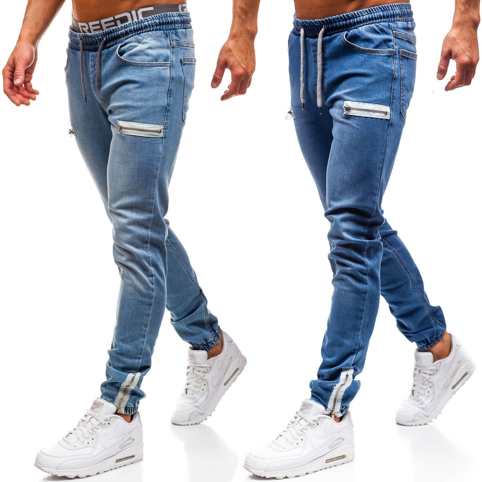 Jeans Men Casual Drawstring El - Skinny Jeans Ripped review and price