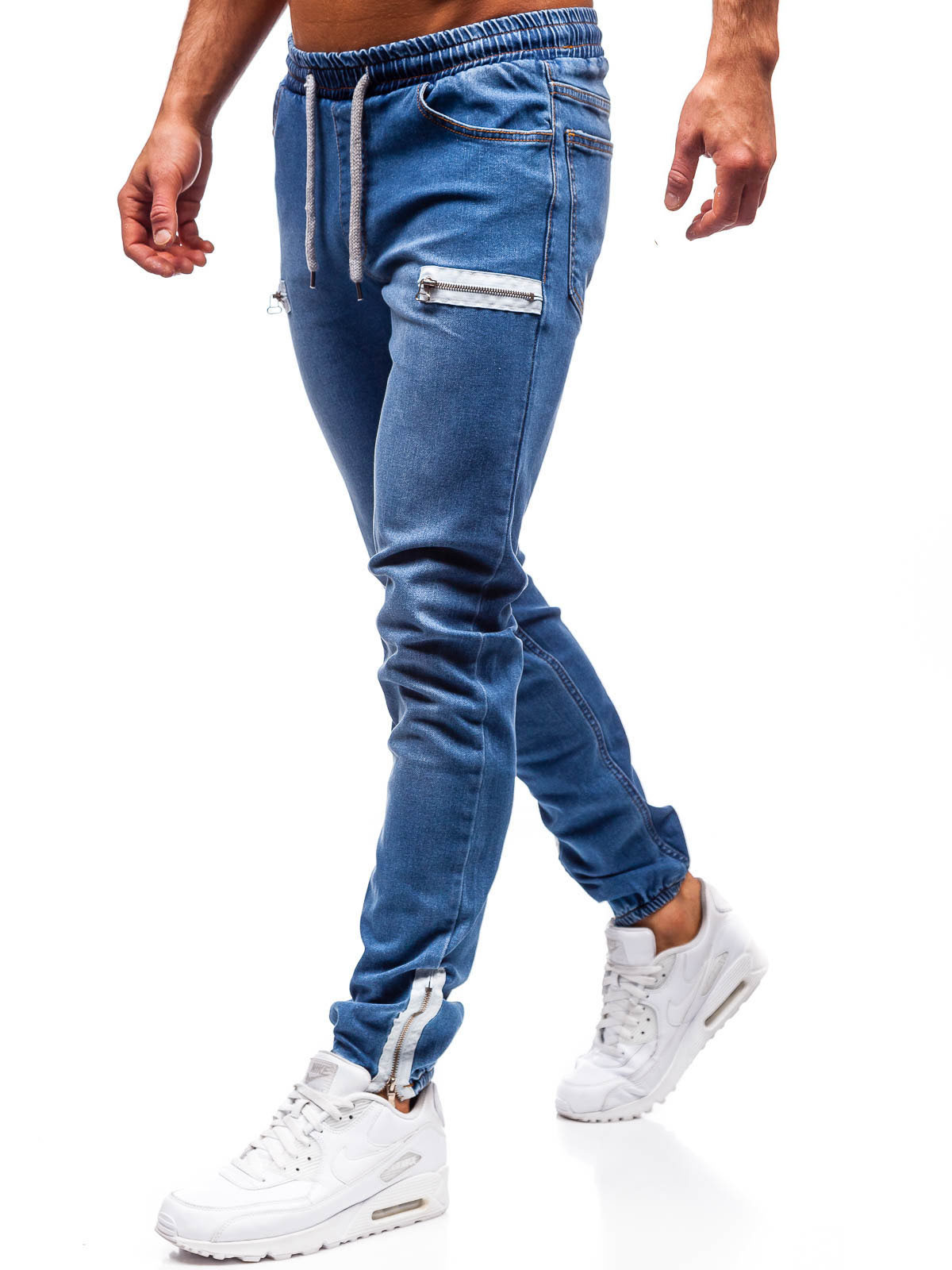 Jeans Men Casual Drawstring El - Skinny Jeans Ripped review and price