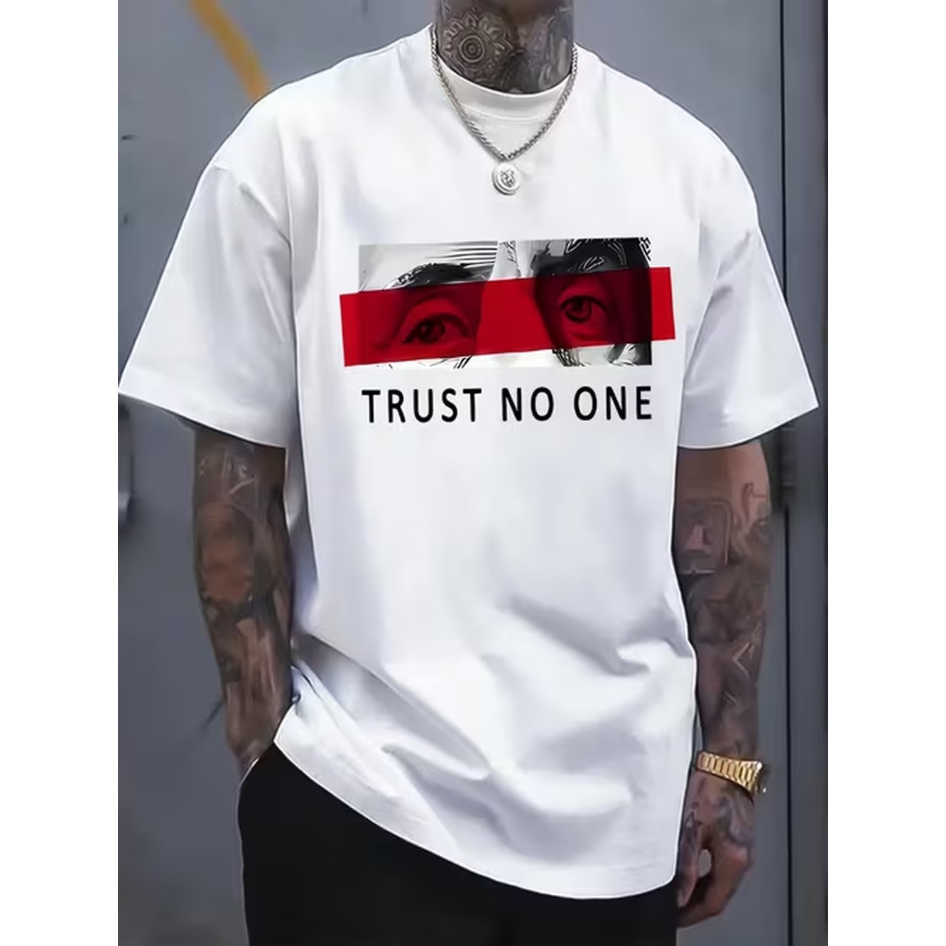 Fashion Printed Mens T Shirt H - Mens Fashion Combination review and price