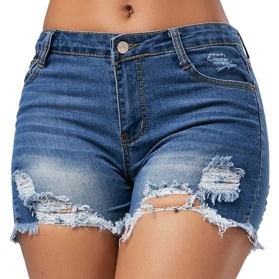 Shorts Women Hole Jeans Short  - Skinny Jeans Ripped review and price