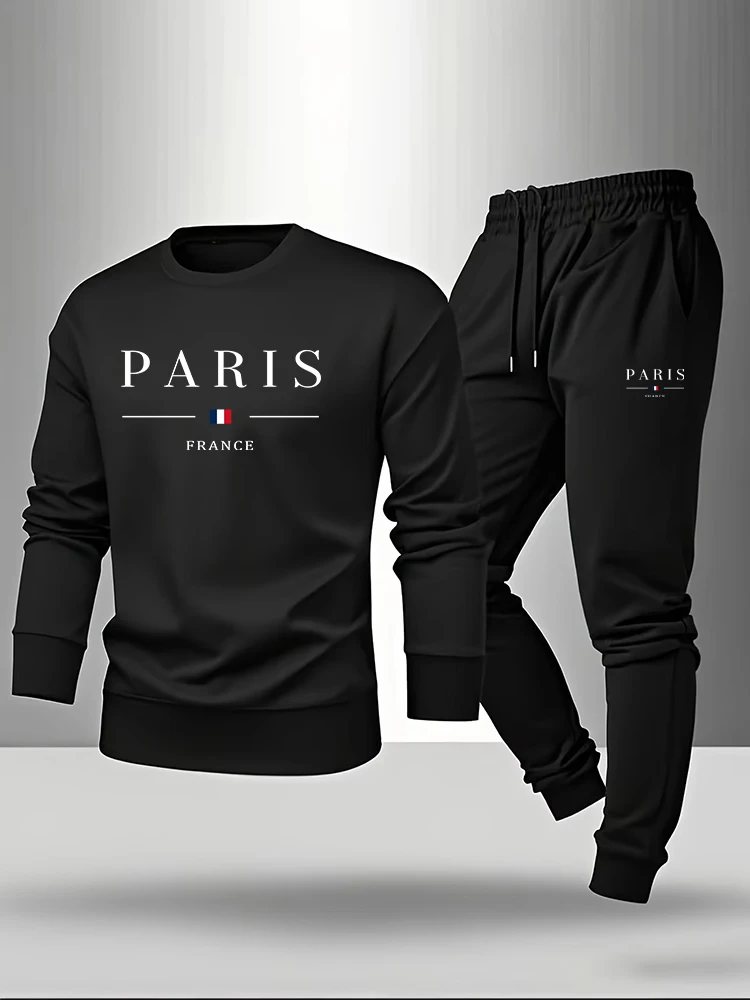 Paris Print Men's Set Pullover - Paris Men'S Fashion review and price