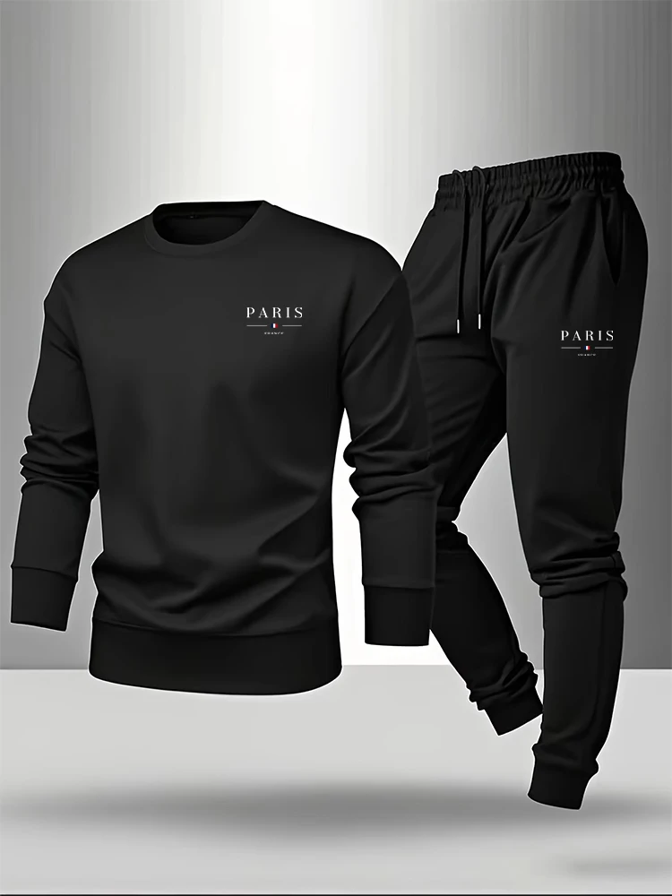 Paris Print Men's Set Pullover - Paris Men'S Fashion review and price