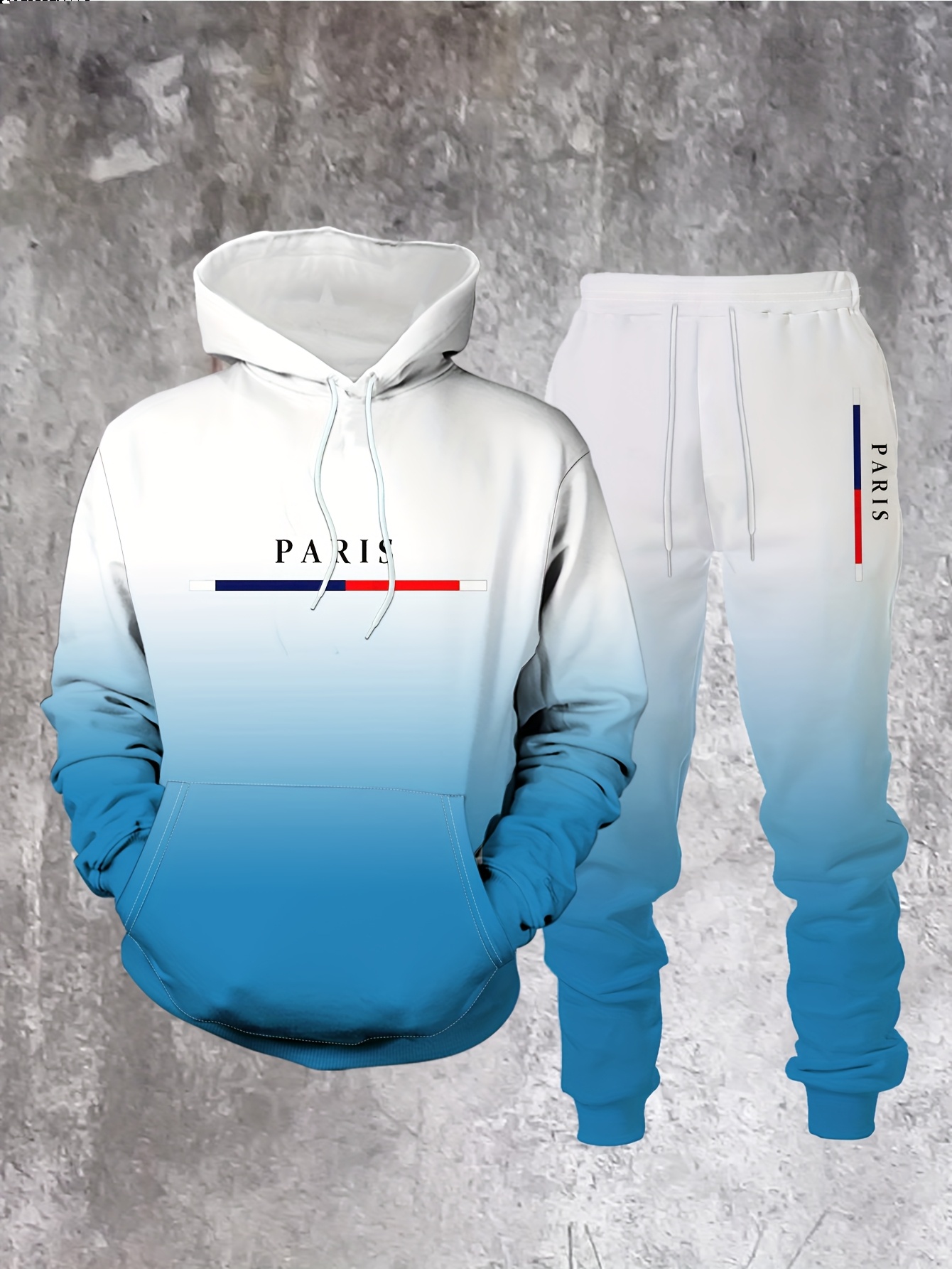 Gradient Color Paris Tracksuit - Paris Men'S Fashion review and price