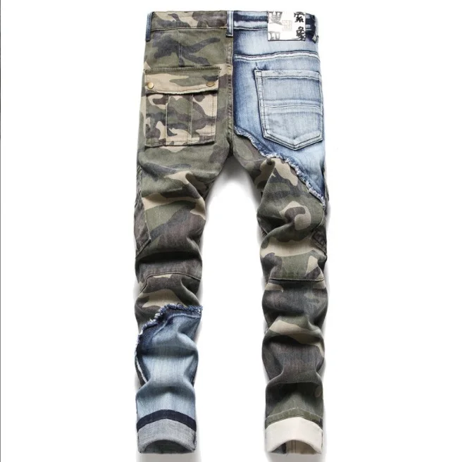 New European and American Men' - Skinny Jeans Ripped review and price