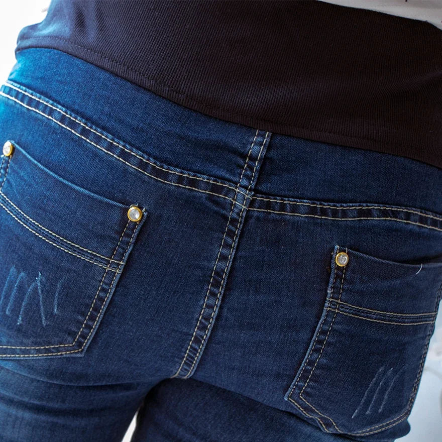 Hot Sale Cotton Denim Maternit - Skinny Jeans Ripped review and price
